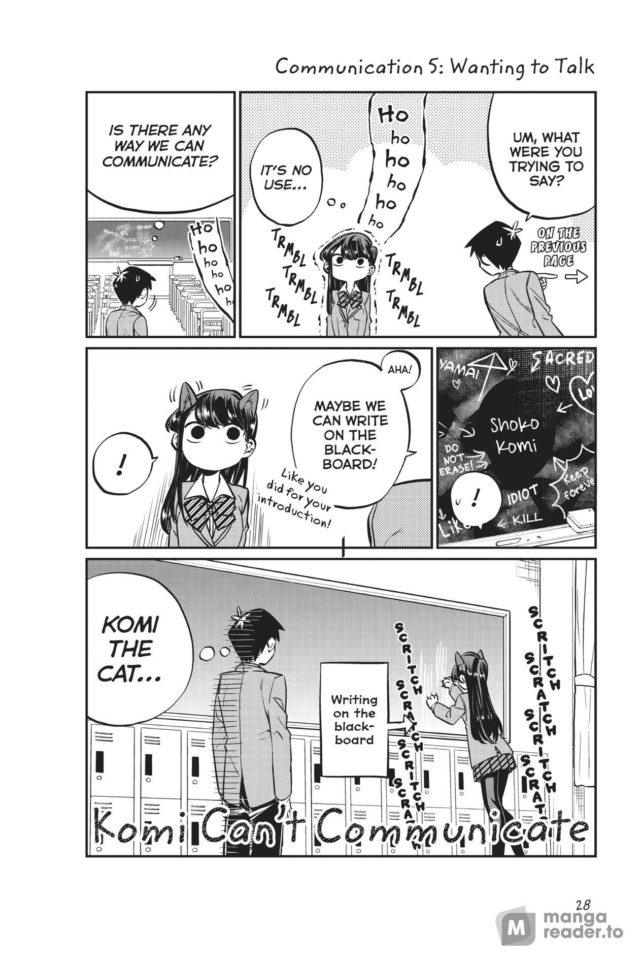 Komi Can’t Communicate, Chapter 5 image 1